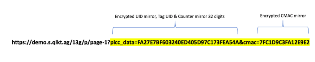 NTAG URL Parameters with Qliktag