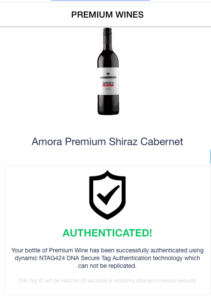 Product Authentication Success 